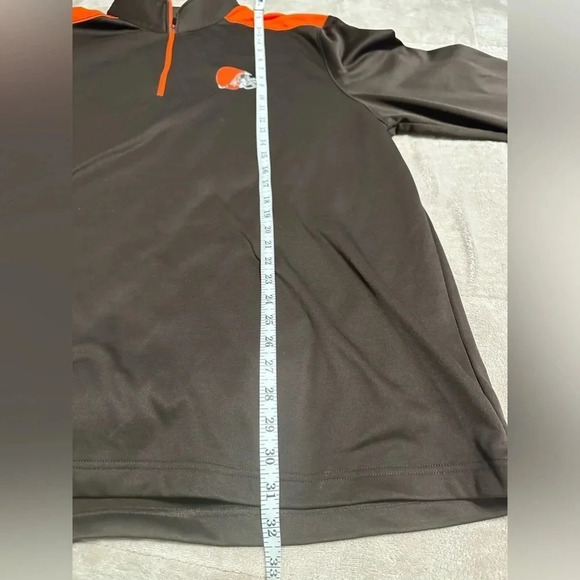NFL Cleveland Browns Quarter Zip Pullover Men’s Size 3XL Football - Picture 3 of 5